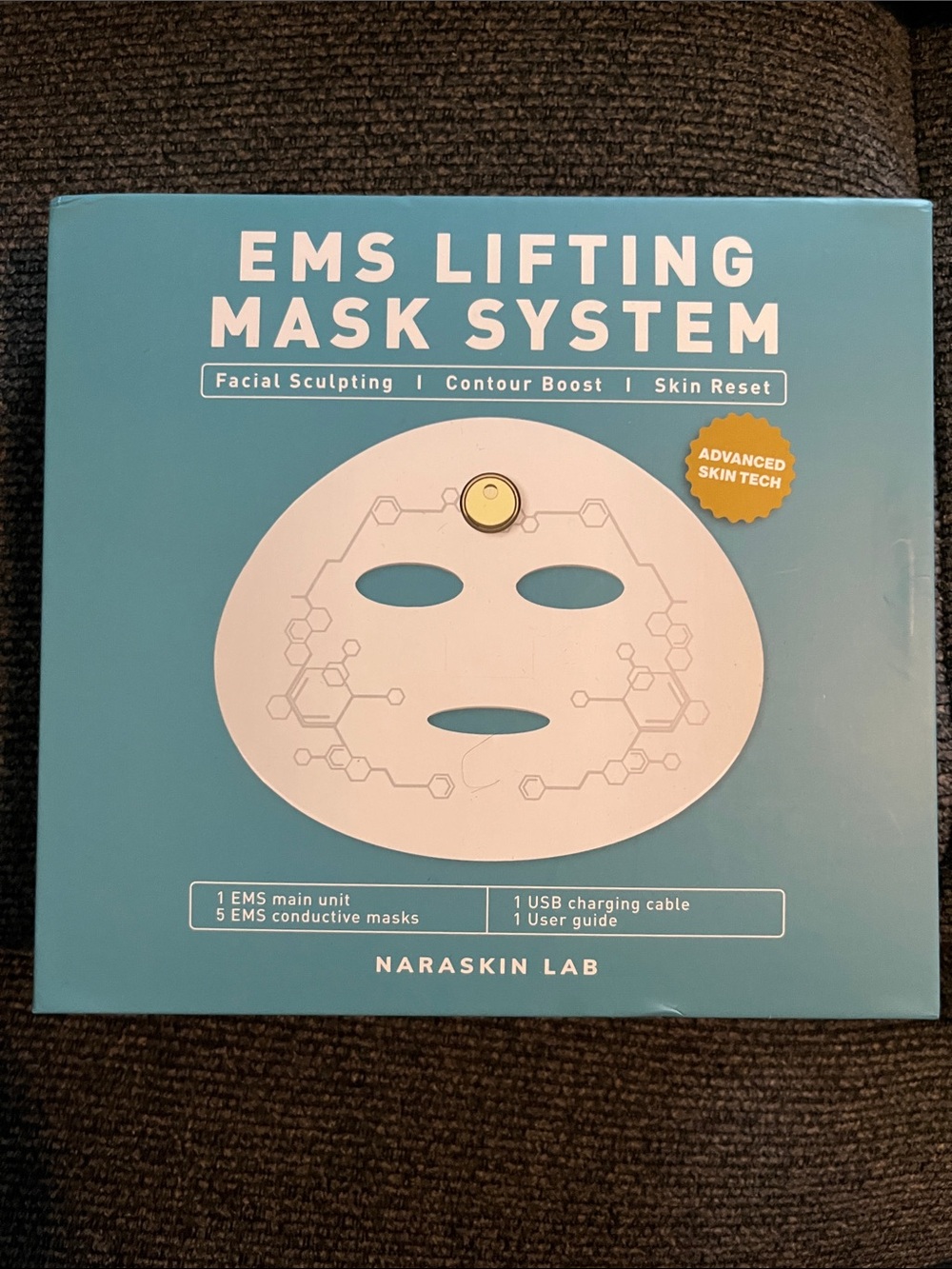 NWT NARASKIN LAB EMS LIFTING MASK SYSTEM PLUS 10 Addl Masks